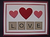 Scrabble hearts