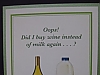 Wine instead of milk