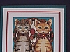 cats/pair/turquoise background