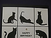 Cat silhouettes/b'day